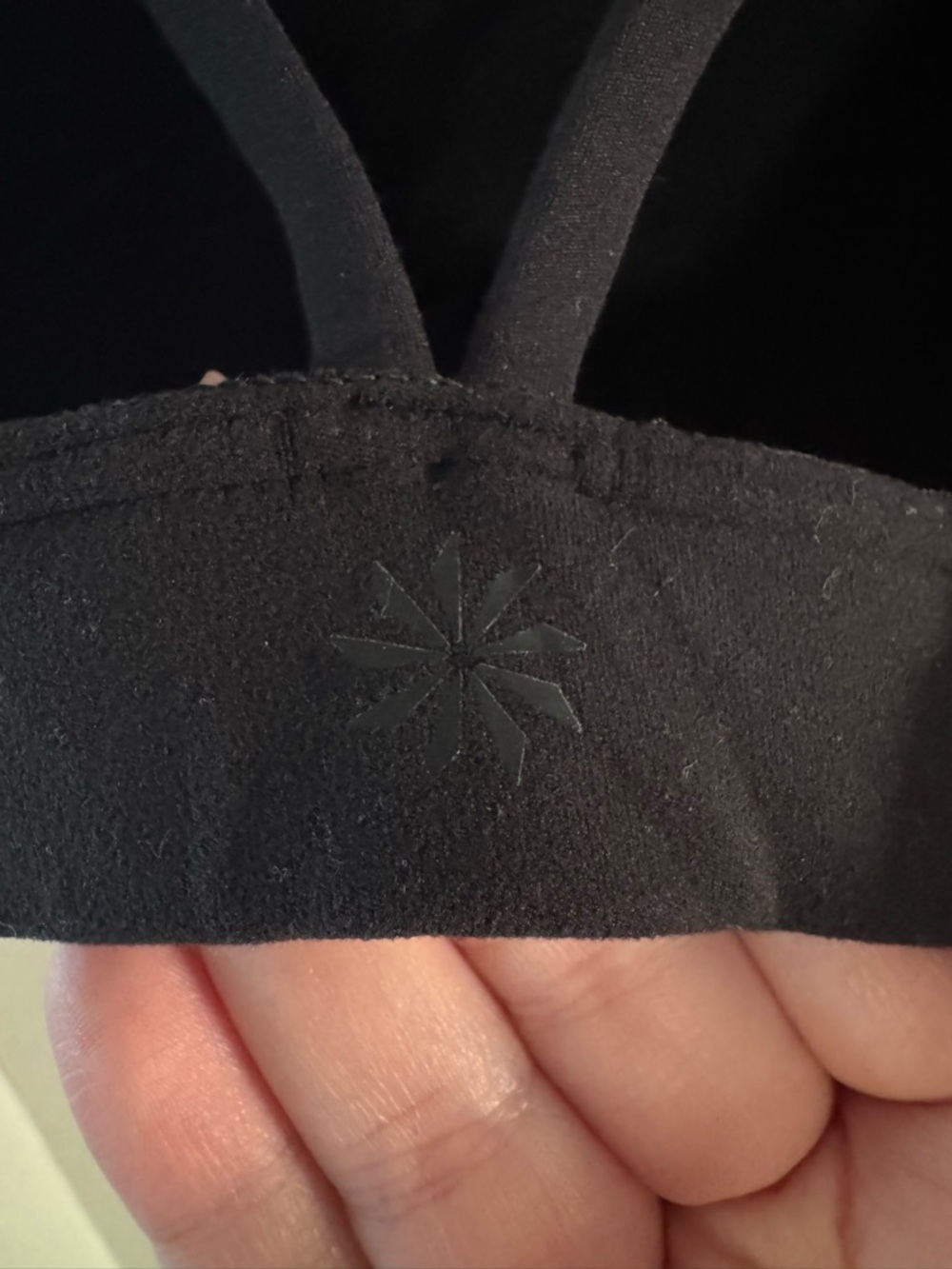Athleta Exhale Double-Strap Sports Bra - Black - Picture 3 of 7